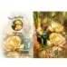 CAROL CAVALARIS GREETING CARD Raindrops on Yellow Roses